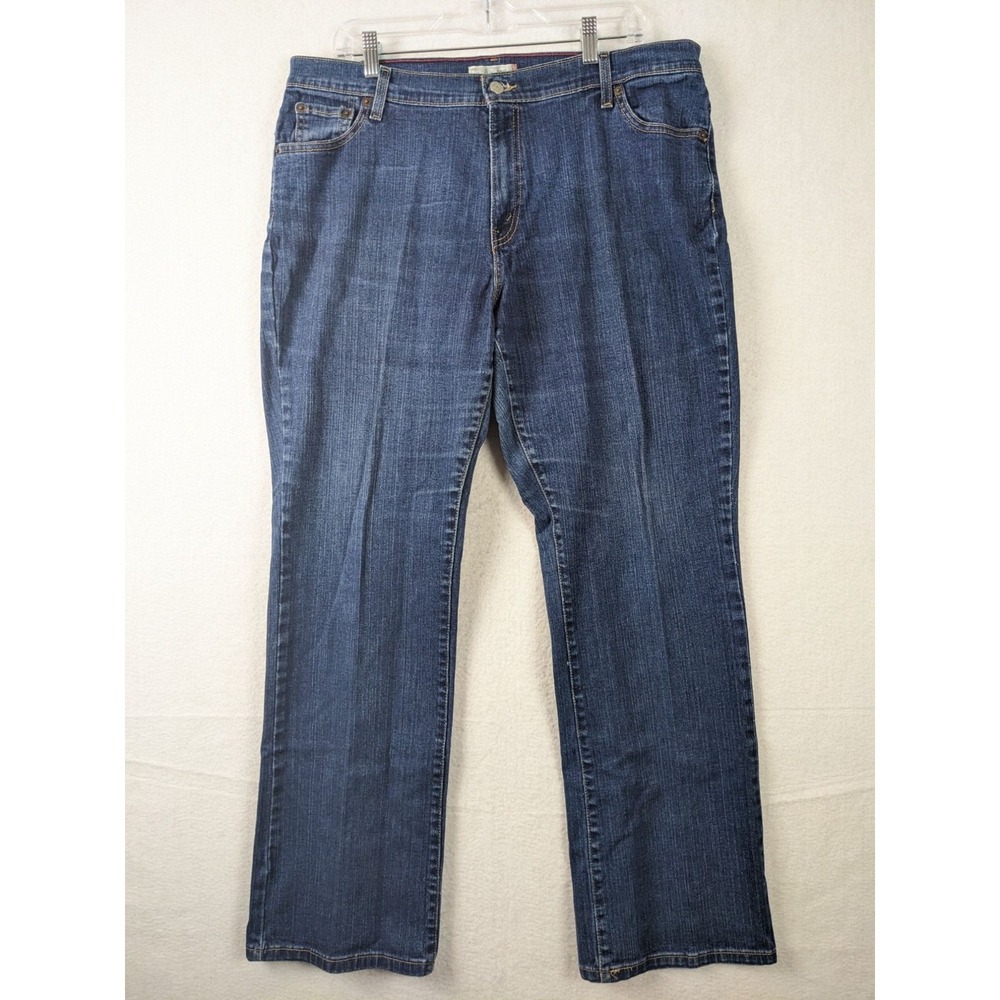 Levis Womens 550 Jeans Size 18 Relaxed Boot Medium